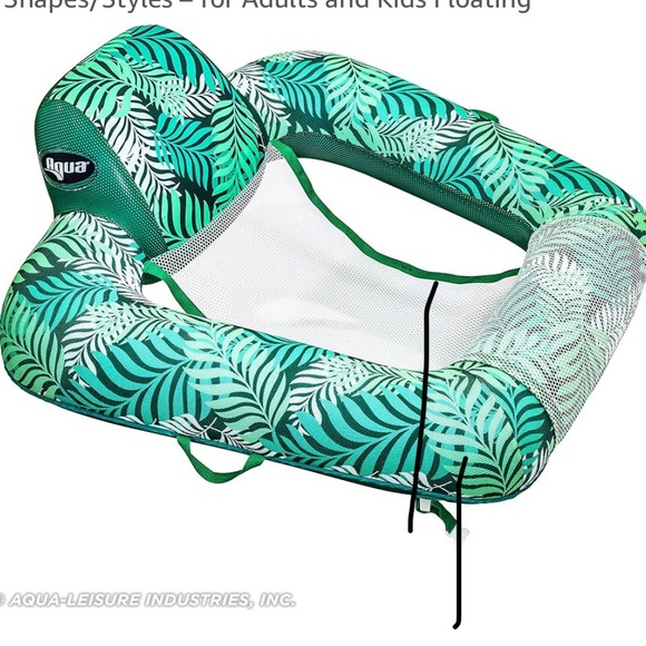 NEW- out of box- Aqua Pool Chair Float Lounge for Adults - Picture 4 of 7